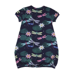Short sleeve dress made of cotton (organic)