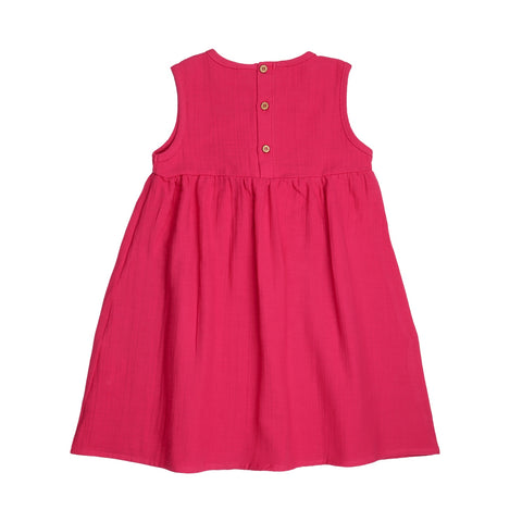 Carmine-Sleeveless Dress