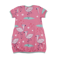 Short sleeve dress made of cotton (organic)