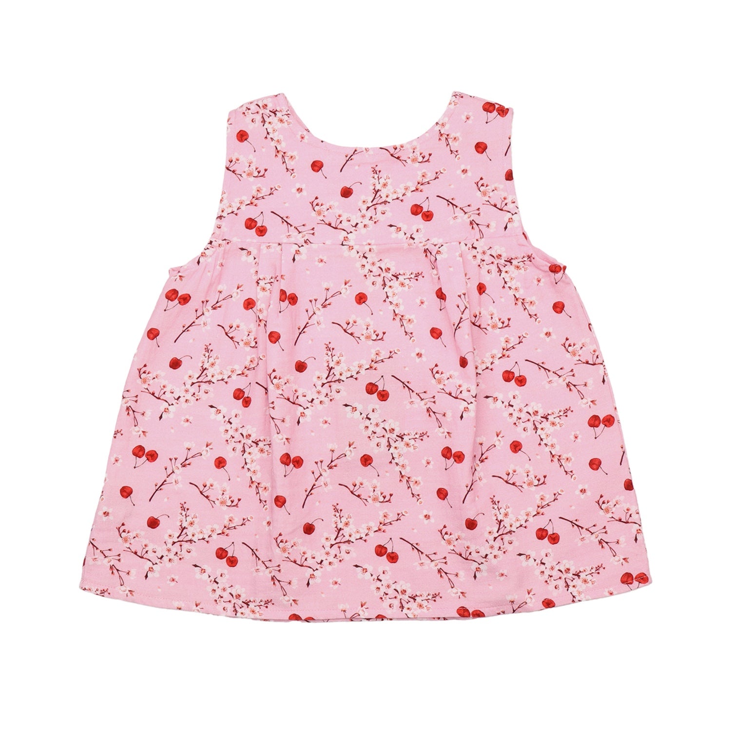 Cherries and Blossoms-Blouse Top