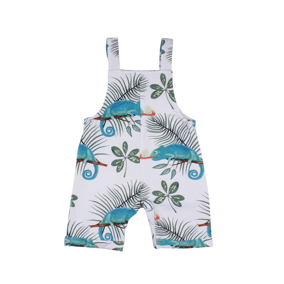Sleeveless romper made of cotton (organic)