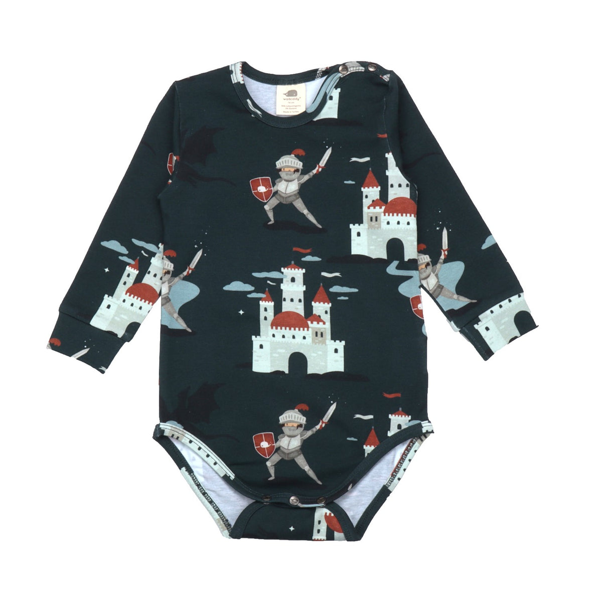 جسم بأكمام طويلة مصنوع من القطن (عضوي)