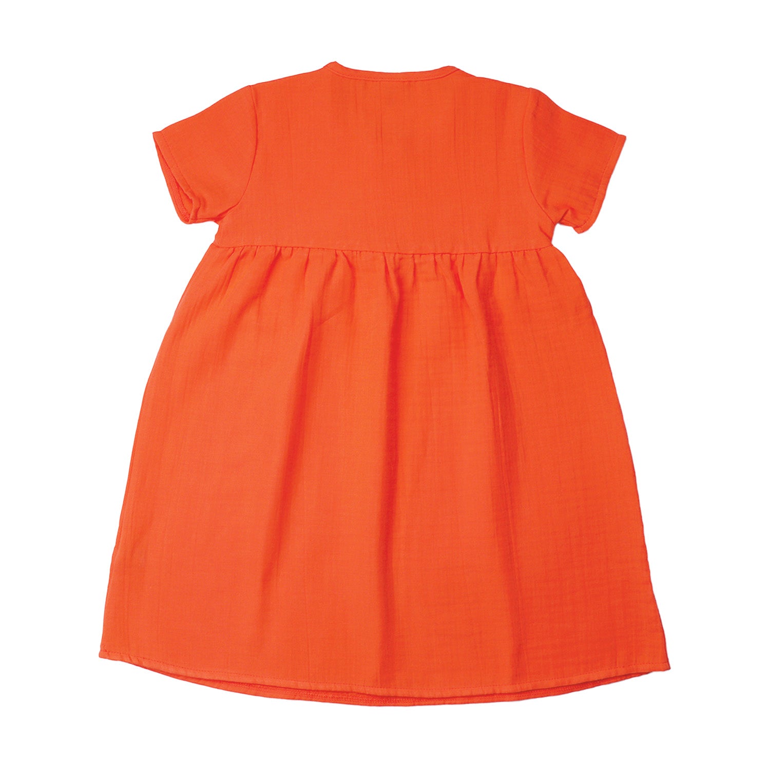 Coral Bloom Kleid für Kinder – Walkiddy nachhaltige Kindermode aus Bio-Baumwolle