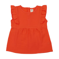 Coral Bloom-Blouse Top