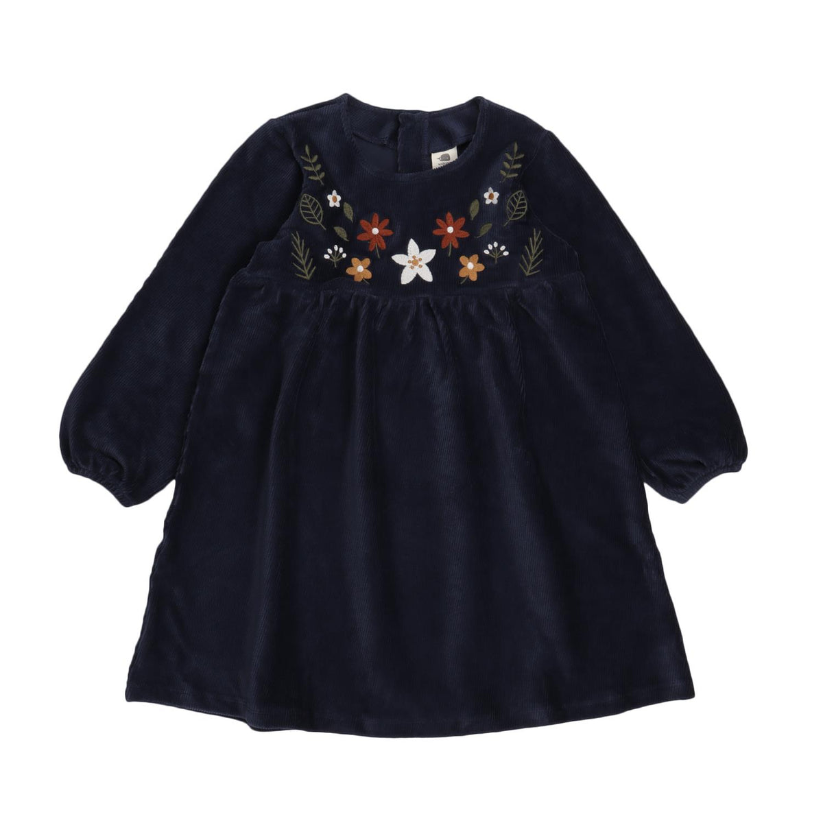 Cord Navy - Abito ricamato