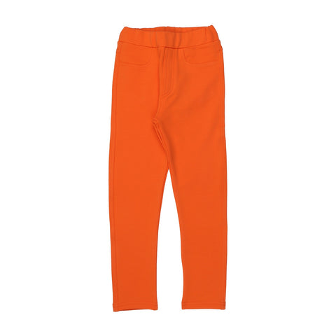 Cadmium Orange-Sweat Leggings