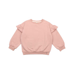 Sudadera con volantes Cat Pink