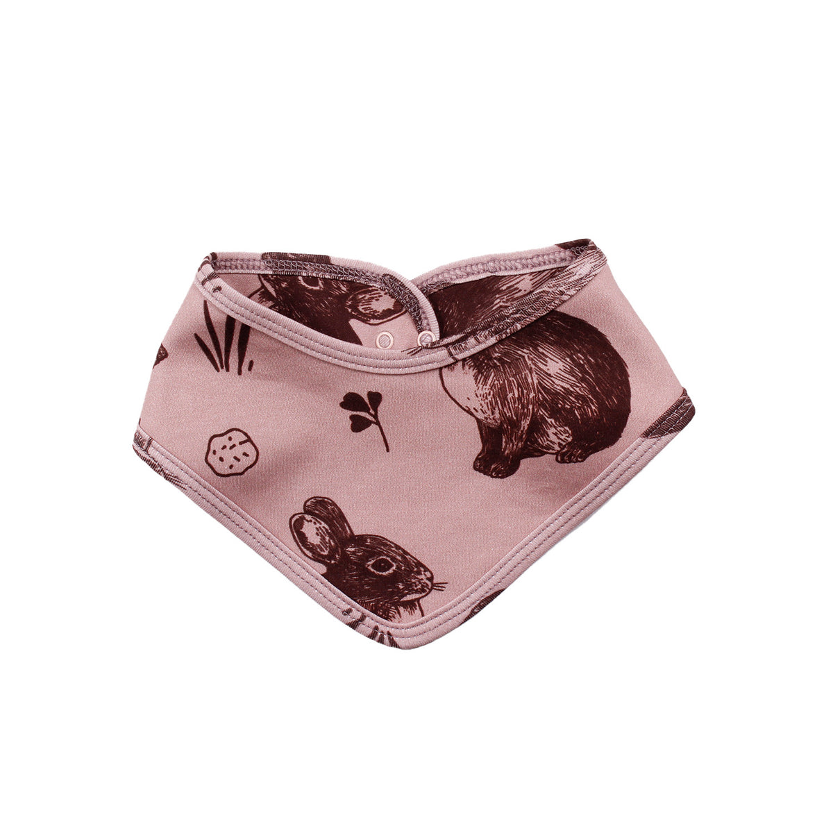 Triangular scarf made of cotton (organic)