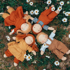 Mike Waldorf art puppe stoffpuppe montessori