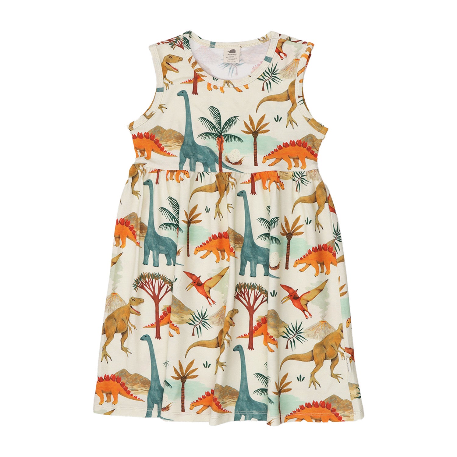 Dinasaur World-Sleeveless Dress