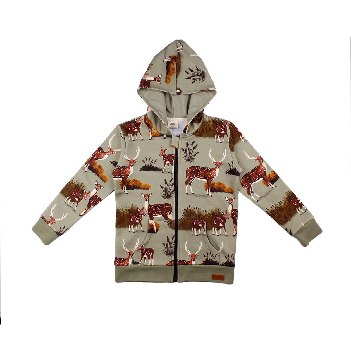 Sweat jacket made of cotton (organic)