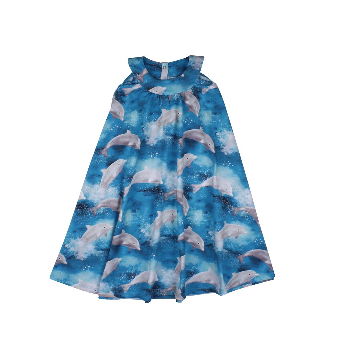 Short sleeve dress made of cotton (organic)