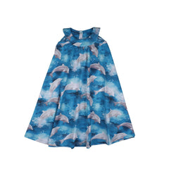 Short sleeve dress made of cotton (organic)