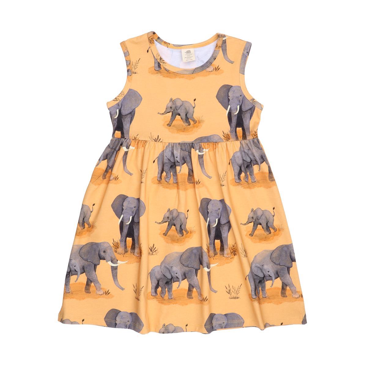 Short sleeve dress made of cotton (organic)