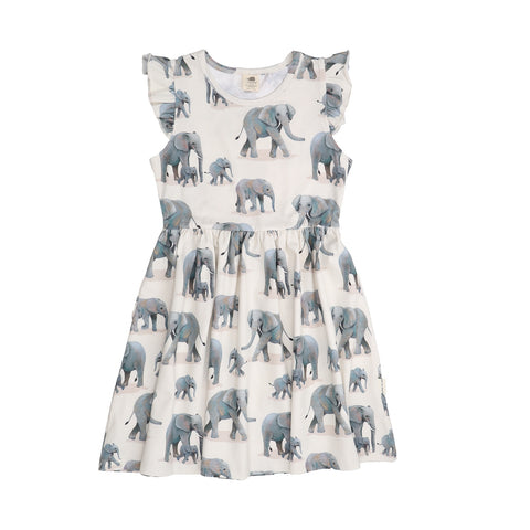 Elephants-Ruffle Dress