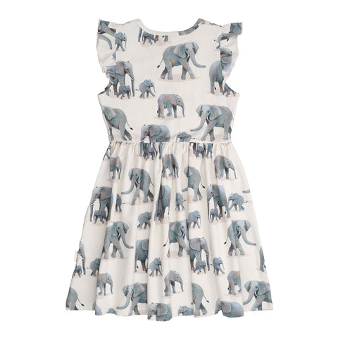 Elephants-Ruffle Dress
