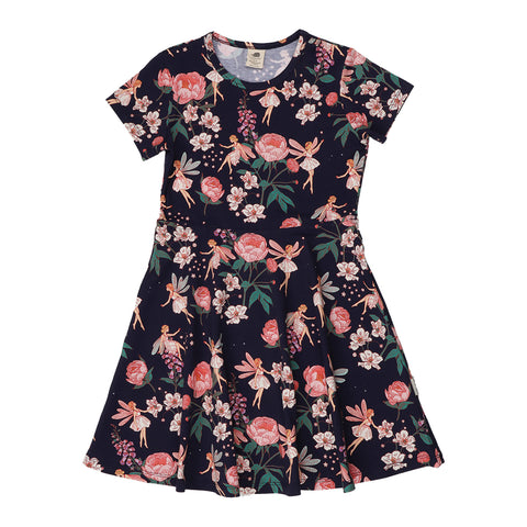 Fairies and Flowers-Flared Dress