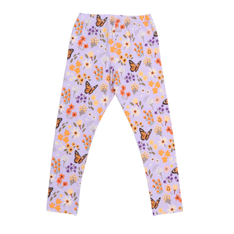 Flowers and Butterflies-Leggings