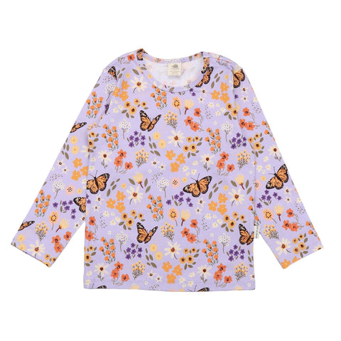 Flowers and Butterflies-Shirt