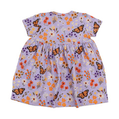 Flowers and Butterflies-Babydoll Dress