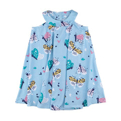 Short sleeve dress made of cotton (organic)