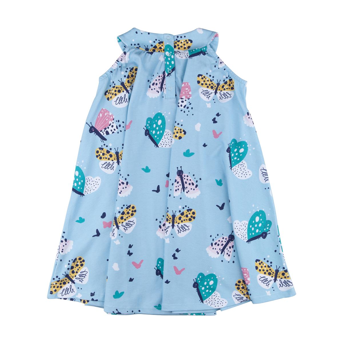 Short sleeve dress made of cotton (organic)