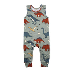 Sleeveless romper made of cotton (organic)