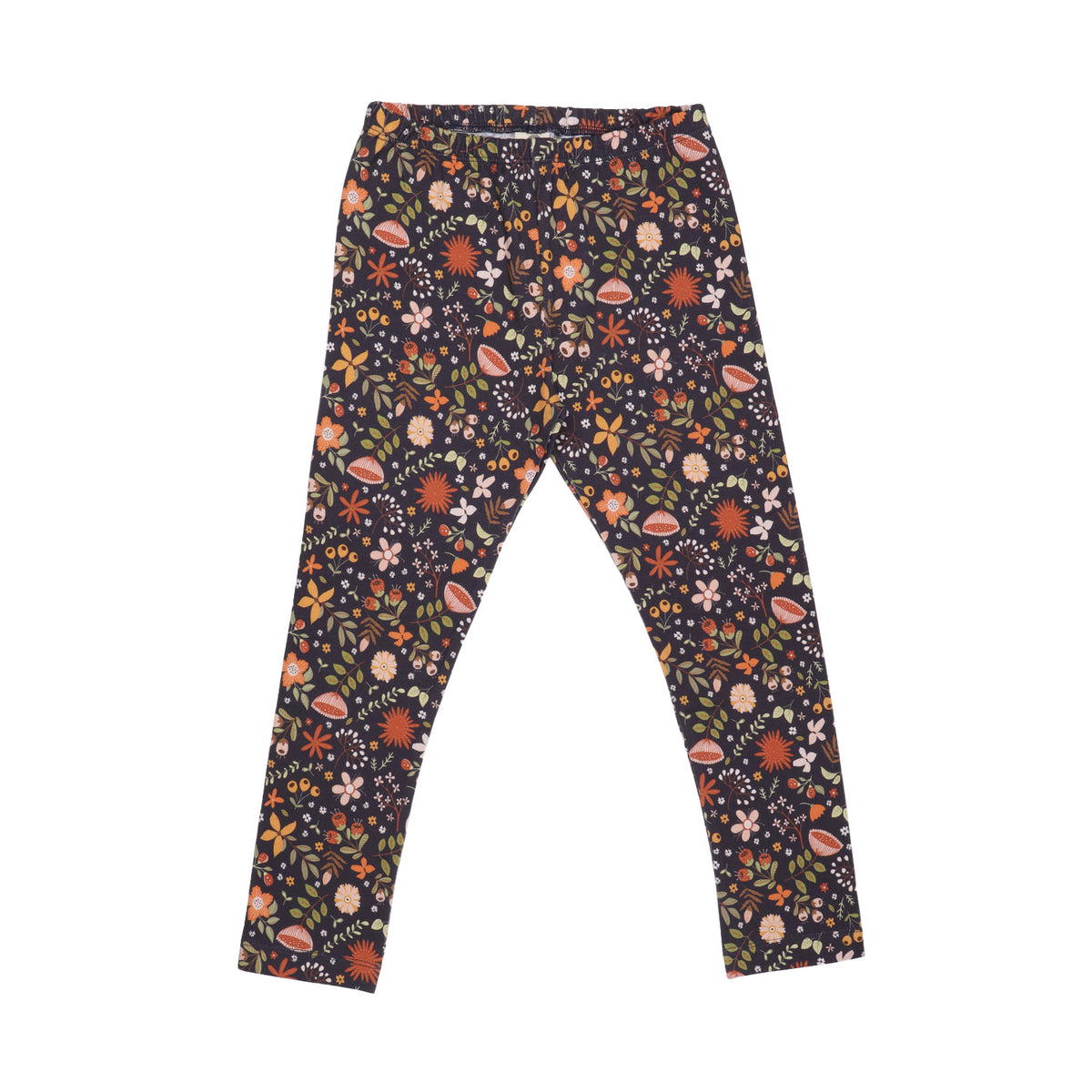Leggings con flores de fantasía