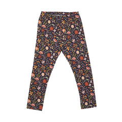 Leggings con flores de fantasía
