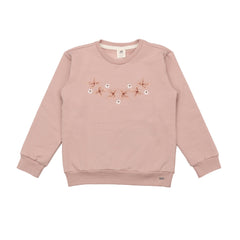 Sudadera con flores de fantasía