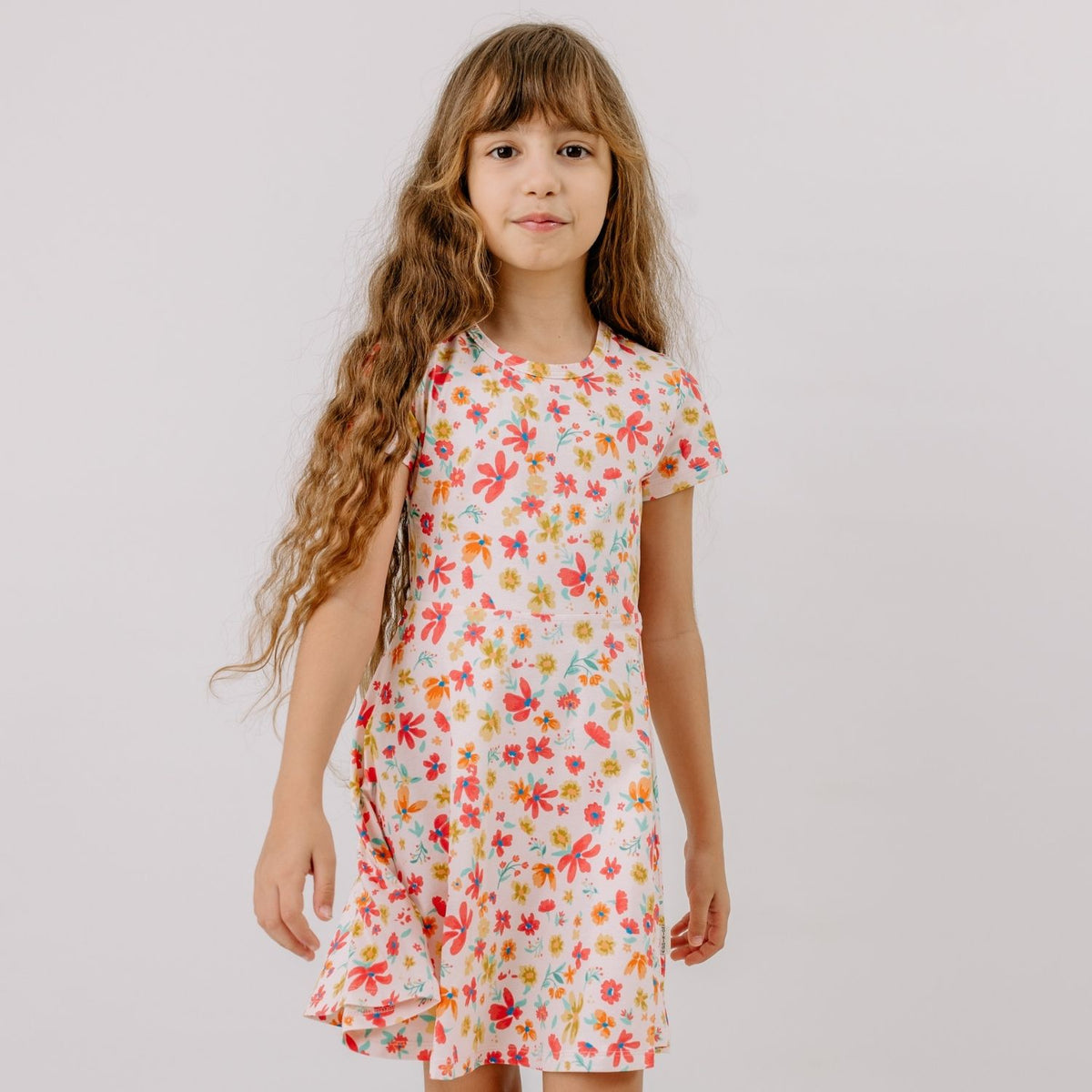 Flower Garden-Flared Dress