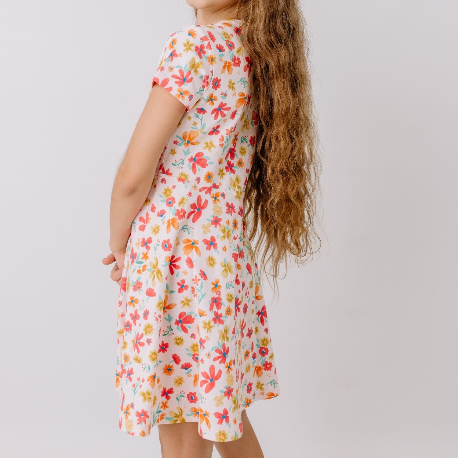 Flower Garden-Flared Dress