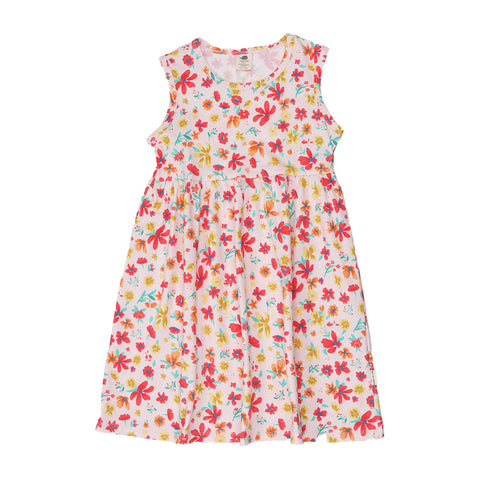 Flower Garden-Sleeveless Dress