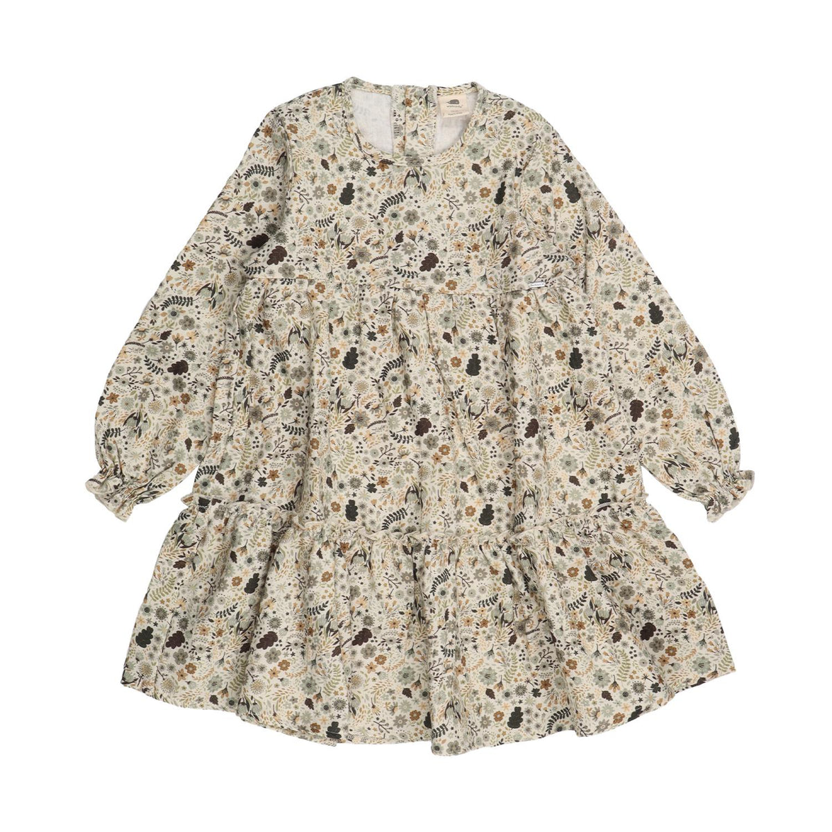 Fleurs d'automne - Robe à volants