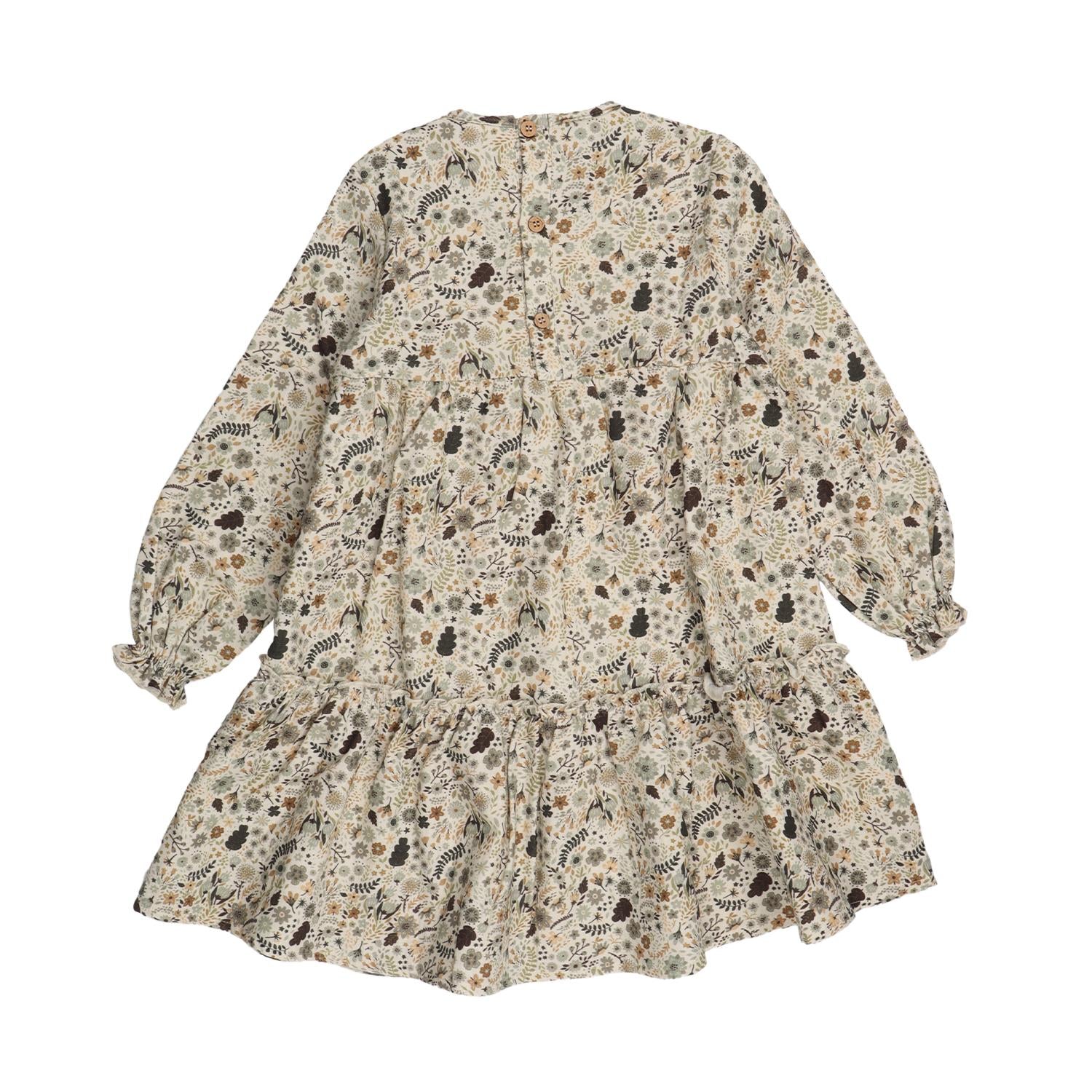 Fleurs d'automne - Robe à volants