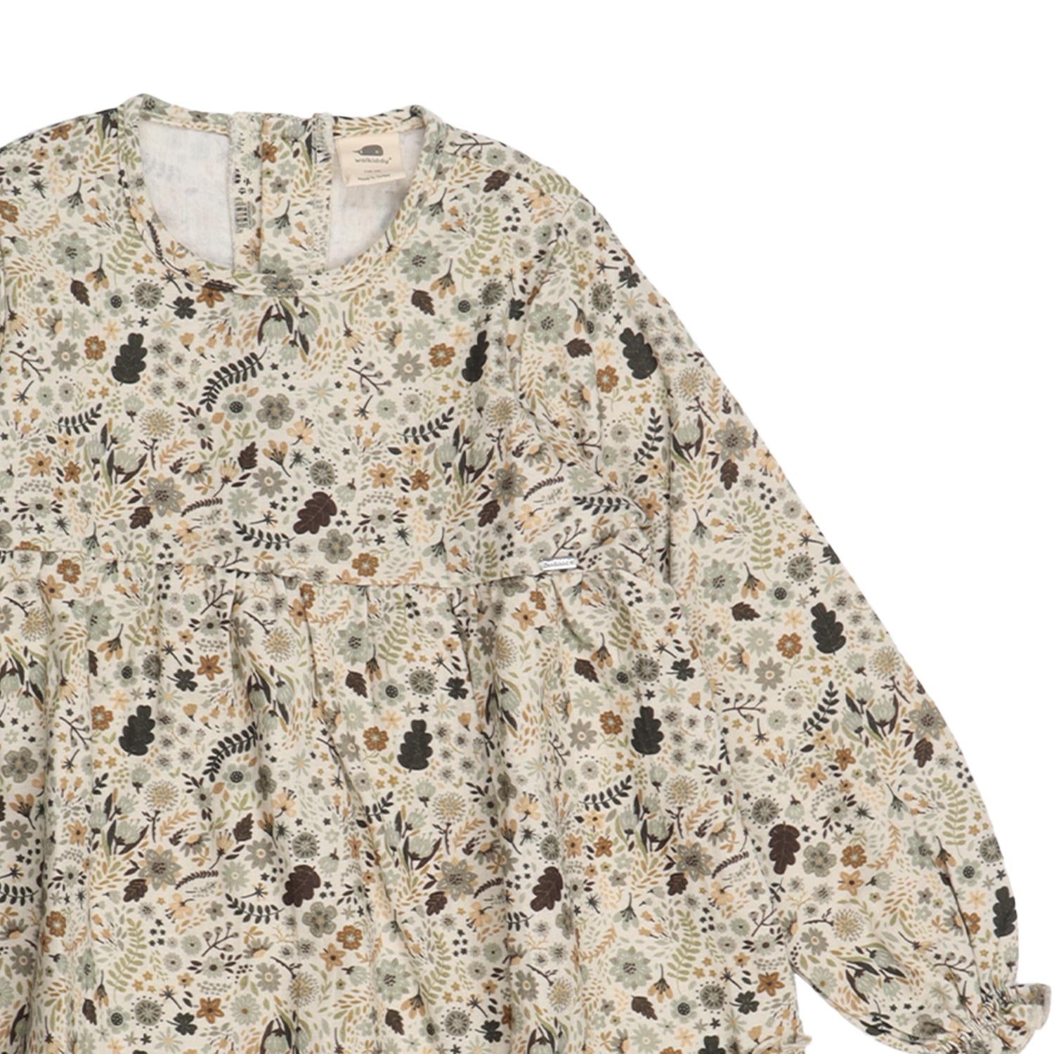 Fleurs d'automne - Robe à volants