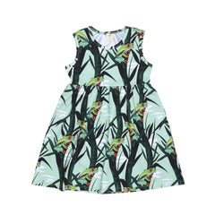 Robe à manches courtes en coton (biologique)