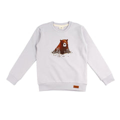 Pullover sweatshirt made of cotton (organic)