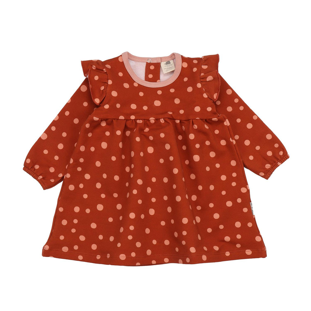 Brown Dots-Sweat Dress