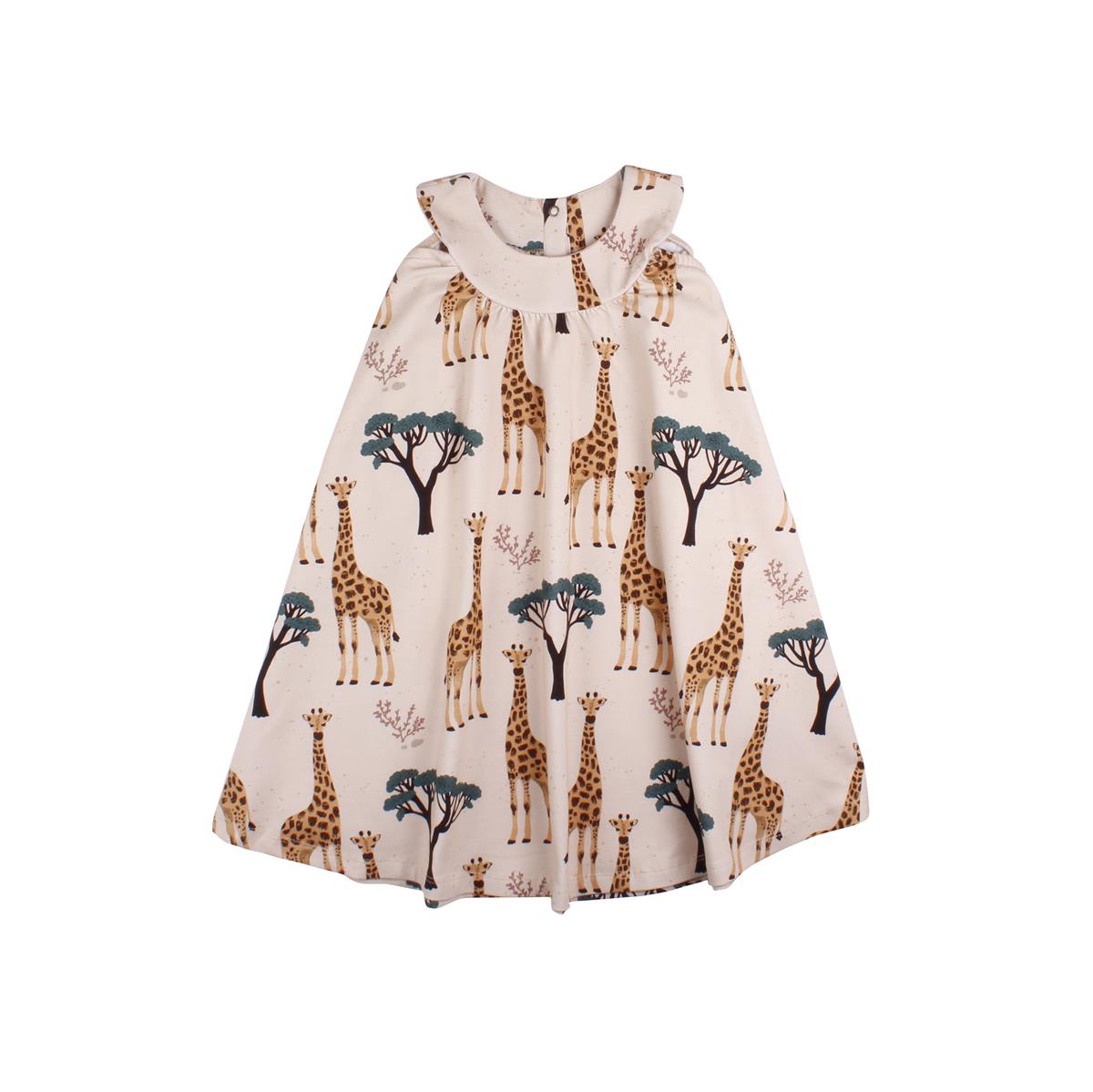 Short sleeve dress made of cotton (organic)