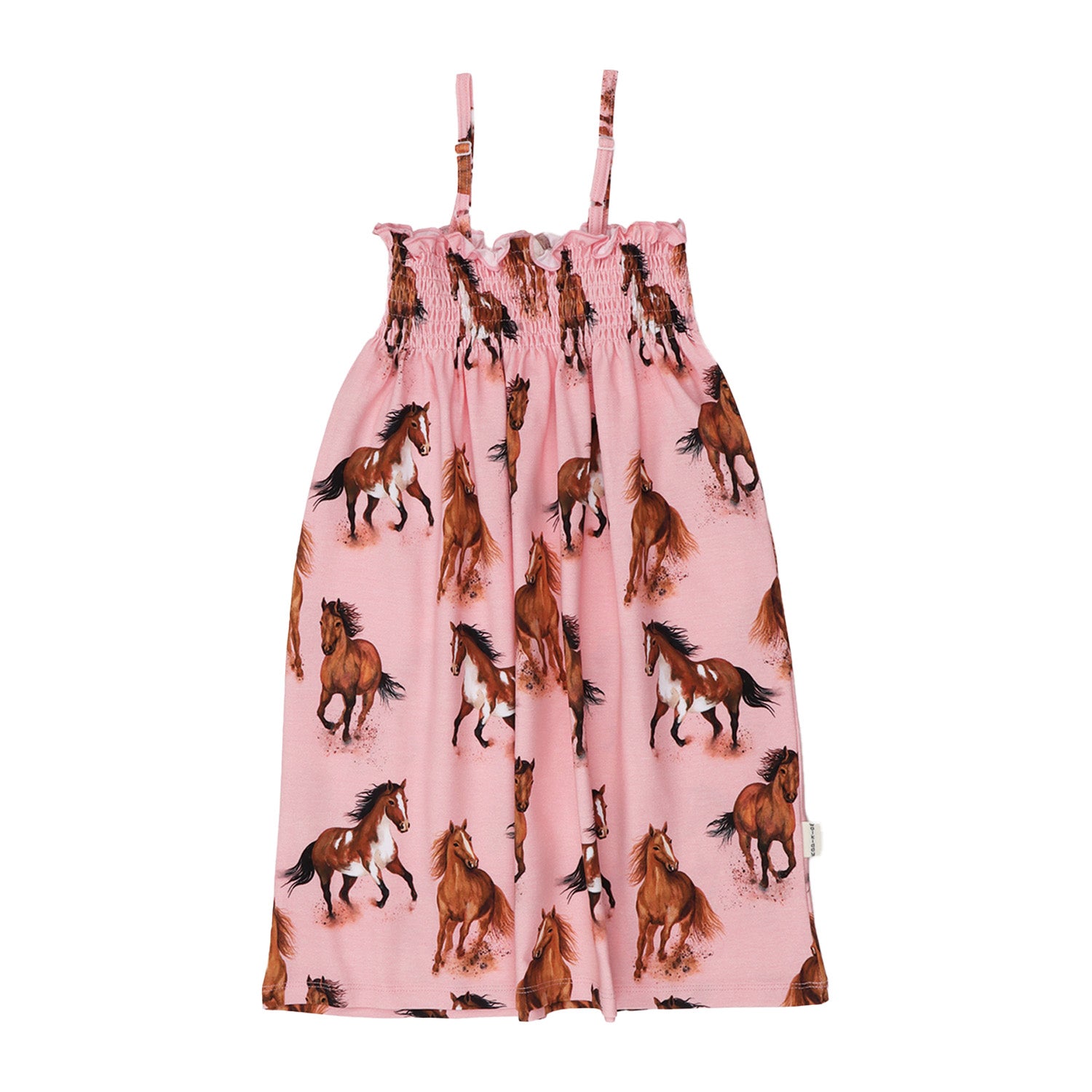 Graceful Horses-Sleeveless Dress