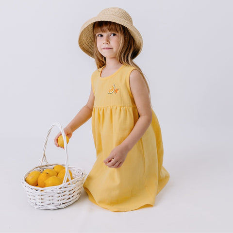 Golden Sun-Sleeveless Dress