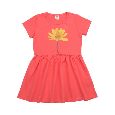 Hummingbirds Around Flowers-Dress