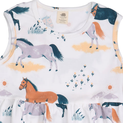 Happy Horses-Sleeveless Dress