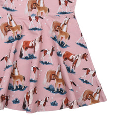 Kleine en grote paarden - skaterjurk