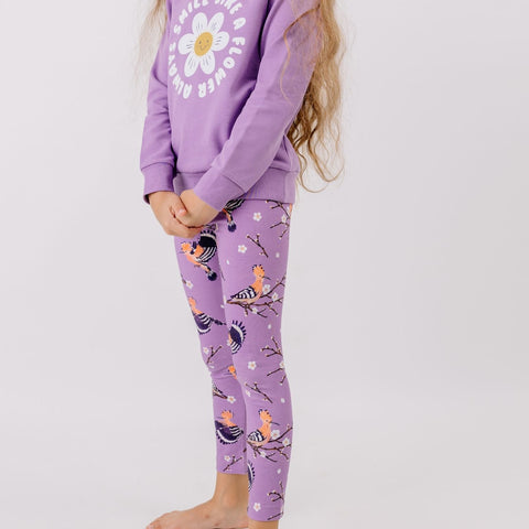 Happy Hoopoes-Leggings