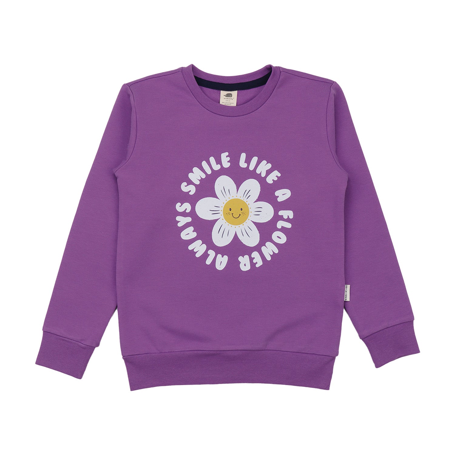 Happy Hoopoes Sweatshirt für Kinder – Walkiddy nachhaltige Kindermode aus Bio-Baumwolle