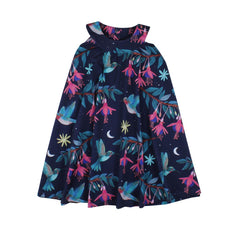 Kurzarm Kleid aus Baumwolle (Bio)