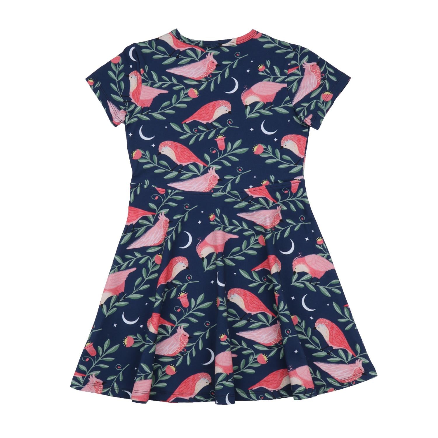 Pinky Birds - Cotton (Organic)