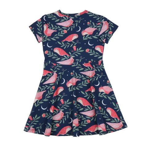 Pinky Birds - Baumwolle (Bio)